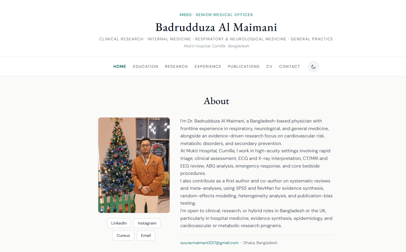 Research Portfolio